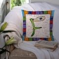 thumbnail image 3 of Carolines Treasures 8429-FPW1414 Beach and Seafood Decorative   Canvas Fabric Pillow 8429 14Hx14W multicolor, 3 of 4