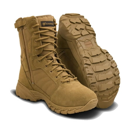 

SMITH & WESSON FOOTWEAR Male Breach 2.0 8 Side Zip Boots Color: Coyote Size: 13 Width: R