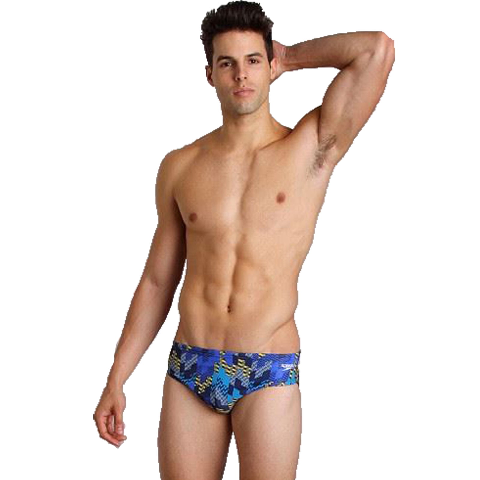 Speedo Men's Endurance Lite Puzzle Me This Swim Trunk Briefs 8051337