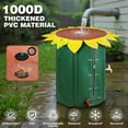 thumbnail image 5 of Trendix Sunflower Design Collapsible Rain Barrel, 100 Gallon Foldable Water Storage Tank with Spigot & Mesh Filter, Portable PVC Rainwater Collection System Ideal for Garden Irrigation, 5 of 10