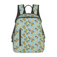 thumbnail image 3 of Balery Hot Dog Pizza Lightweight Backpack for Men and Women - Durable and Water-Resistant, Ideal for School, Work, Travel, and Everyday Use, 3 of 9