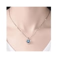 thumbnail image 5 of Colgante Corazón Eterno Azul Cielo Colgante En Forma De Corazón, 5 of 5