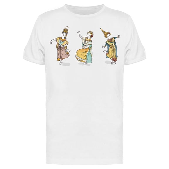 Thai Traditional Dancers  T-Shirt Men -Image by Shutterstock, Male Medium