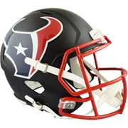 Riddell Houston Texans Black Matte Alternate Speed Full-Size Replica Football Helmet