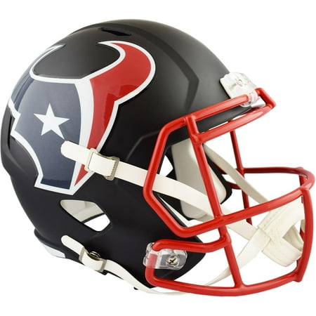 Riddell Houston Texans Black Matte Alternate Speed Full-Size Replica Football Helmet