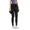 Black, variant on Ramiter Women'S Leggings Warner's Women's Cropped Seamless Shaping Leggings L,Black