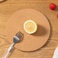 thumbnail image 4 of GARDYUE 6 Pack Cork Trivets Set 8" Diameter x 0.4" Thick Round Cork Hot Pads for Dishes, Pots,  Pans, Plants and Countertop, 4 of 7