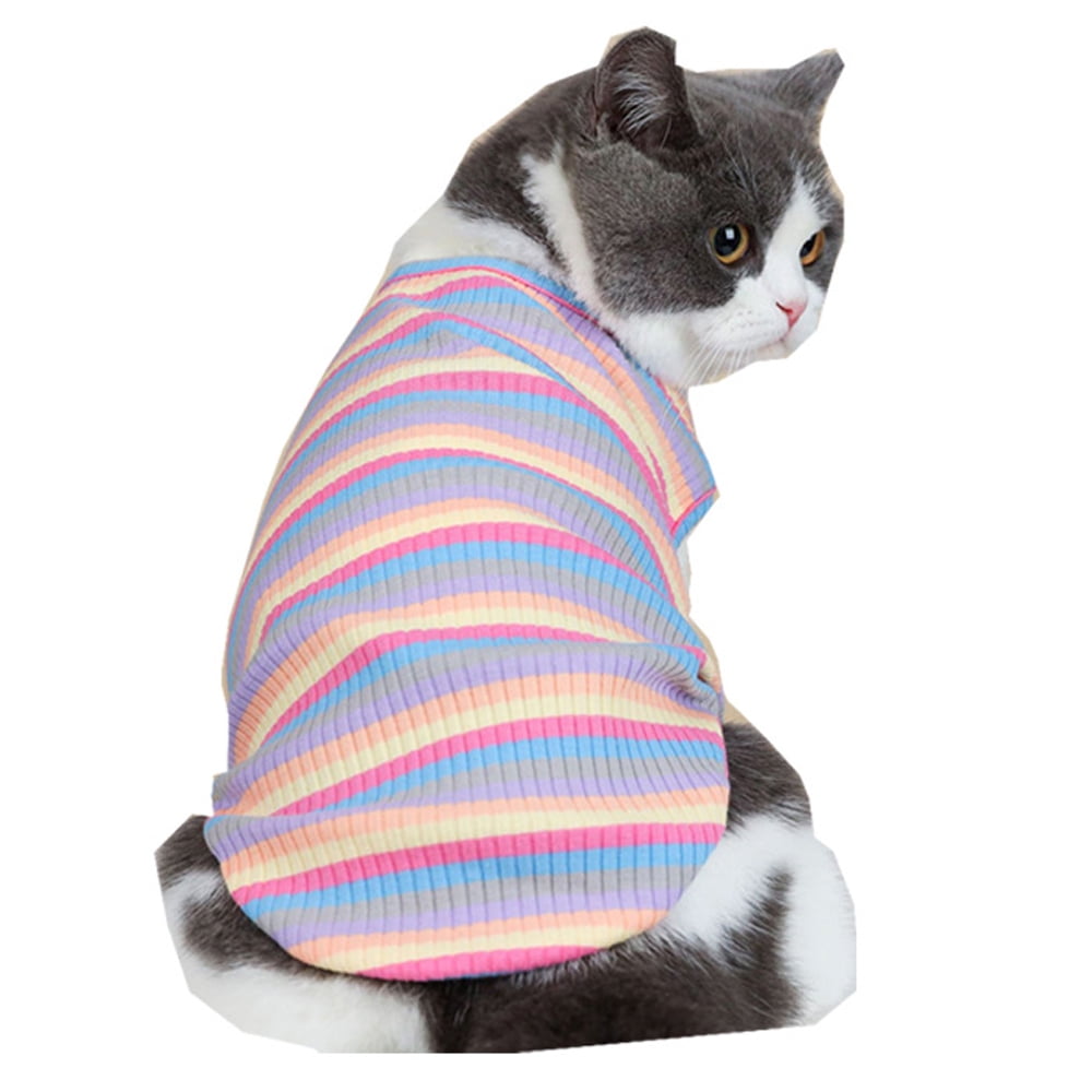 Pet clothes Dog cat sleeveless summer clothes Pet two leg clothes Pet