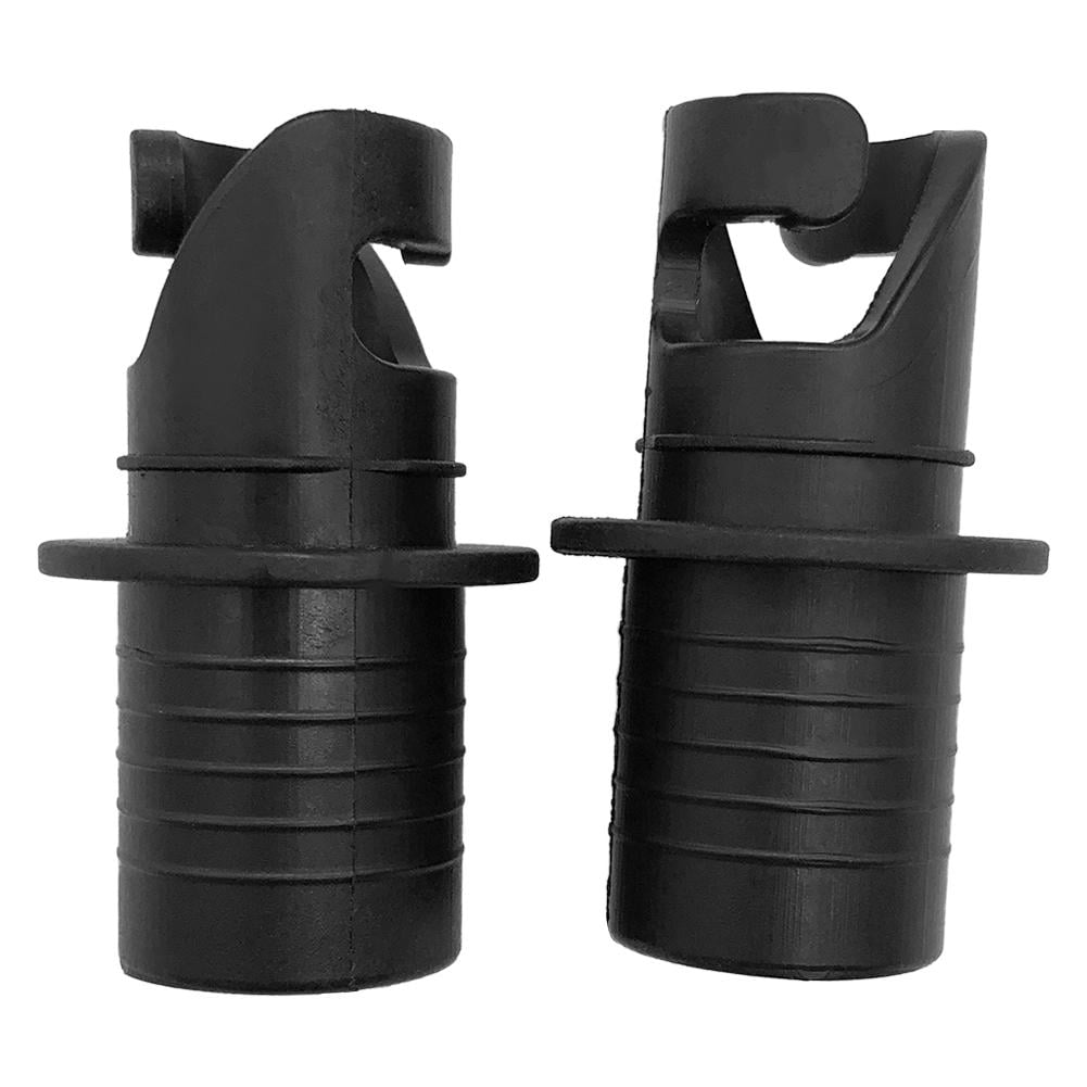 Black Air Valve Cap Screw Hose Adapter Connector for Inflatable Boat Pump~ 