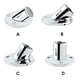 thumbnail image 3 of Eigraketly Pasamanos Base redonda 22 mm 316 Soporte de asiento de tubo de acero inoxidable Columna desmontable Accesorios de hardware universales para canoa Herramientas y ferretería 60 grados Eigraketly TO001114-03, 3 of 6