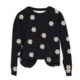 thumbnail image 6 of Craaazy Athletic Shirts for Women Long Sleeve Crew Neck Casual Print Loose Tops Gifts, 6 of 7