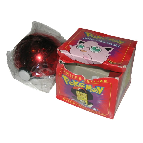 Pokemon Limited Edition 23K GoldPlated Jigglypuff Trading Card w