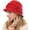 Red, variant on YooGuoGuo Wool Knit Bucket Hat for Women Vintage Elegant Floral Cloche Packable Warm Winter Caps for Cold Weather Gift