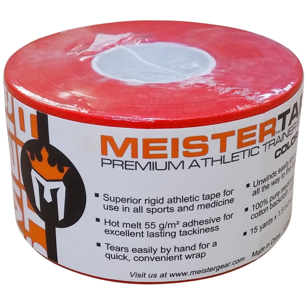 Meister Premium Athletic Trainer's Tape - 15Yd - 6 Rolls