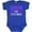 Royal Blue, variant on Inktastic Tougher Than Cystic Fibrosis Boys or Girls Baby Bodysuit