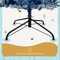 thumbnail image 6 of HestiNysus 6 FT Artificial Fir Christmas Tree with 750 Lush Branches, LED Lights, Reinforced Metal Base, Blue, 6 of 6