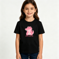 thumbnail image 2 of Girls Graphic Tees Pink Alligator Kids T Shirt Happy Safari 100% Cotton Short Sleeve Soft Tops 4-13Y, 2 of 5
