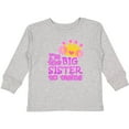 thumbnail image 3 of Inktastic I'm the Big Sister to Twins. Girls Long Sleeve Toddler T-Shirt, 3 of 5
