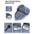 thumbnail image 4 of Mochila Winspansy Simple, bonita, impermeable para mujeres y hombres, 4 of 8