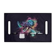 thumbnail image 2 of Whosucclay Galaxy Iridescent Sea Turtle Fold Design Golf Cart Seat Cover Anti-Slip for EZGO Club Car Yamaha Icon, Anti-Fade Golf Cart Seat Towel Blanket, 2 of 7
