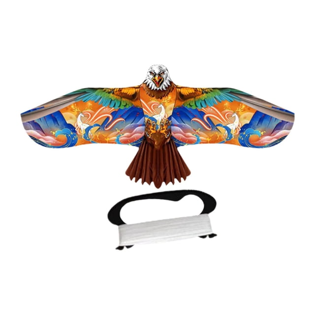S SERENABLE Eagle Kite Easy to Fly with Line Ripstop Beginner Kite for Beach Yard Hiking B