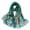 Green, variant on Flmaly Silk Scarf Scarfs for Women Lightweight Print Floral Pattern Shawl Fashion Scarves Sunscreen Shawls And Wraps Spring