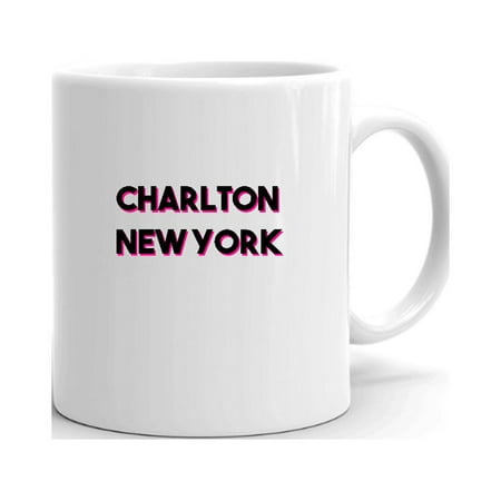 

Two Tone Charlton New York Ceramic Dishwasher And Microwave Safe Mug By Undefined Gifts