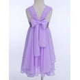 thumbnail image 3 of Miaeowve Kids Girls Lyrical Ballet Dance Dress Chiffon Sequins Sleeveless Straps Camisole Flowy Dresses Dancewear Lavender 12, 3 of 7