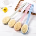 thumbnail image 2 of Long Handle Bath Brush Skin Massage Scrubber Brushes Back Body, Exfoliate, Back Acne Treatment, 2 of 9