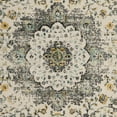 thumbnail image 4 of SAFAVIEH Evoke Teale Bordered Area Rug, Grey/Gold, 8' x 10', 4 of 7