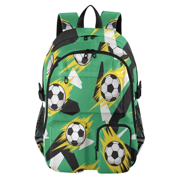DIXRUYEE Launch Football Backpack for School 14”Laptop Compatible with Reflective Safety Strips