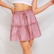 thumbnail image 2 of Gibobby mini faldas de mujer sexy Falda 2023 Falda corta de moda para mujer Falda sólida elástica de cintura alta(Rosa， S), 2 of 5