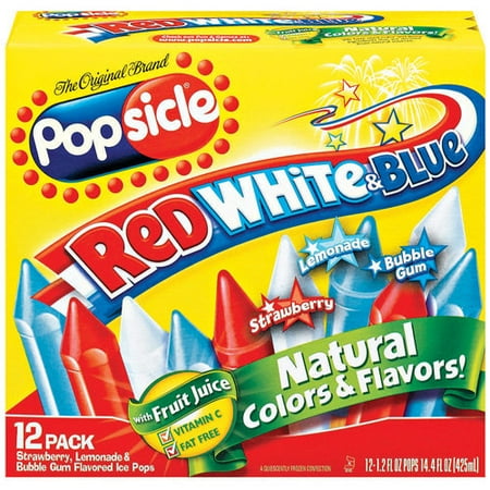 Good Humor Popsicle Flavored Ice Pops, 12 ea