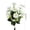 White, variant on LNOGEUPG 4th of July Artificial Flowers for Outdoors, 18 Inch Dahlia Daisies Mum Fake Plants UV Resistant Faux Flower Bouquet Cemetery Flowers for Grave Decor Independence Day Indoor Home