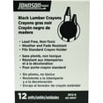 thumbnail image 2 of Johnson Level 3512-K Black Lumber Crayon - 12 - Box, 2 of 2