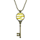 thumbnail image 1 of Línea Amarilla perdida Llavero Collar Colgante Bandeja Cadena Embellecida Unbranded M, 1 of 3