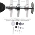 thumbnail image 4 of Inside Pipe Cutter, Hex Shank Steel Construction, Detachable Design, HSS Blades, Depth Guide, for PVC and Plastic Pipe Cutting, 4 of 7