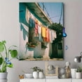 thumbnail image 4 of Mediterranean Village Laundry Canvas Print, Suitable for Living Room, Bedroom, Kitchen, Hallway, Patio, Cafe, 4 of 8