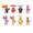C, variant on Harbrot Five Nights at Freddy's Action Figures, Halloween Series Five Nights at Freddy's Toys Children's Building Toys Sets 3D Kids Puzzles Halloween Decorations, Building Blocks for Kids Ages 4-8, B