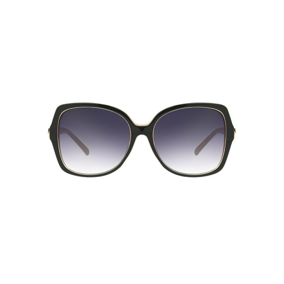 Foster Grant Women's Oversized Fashion Sunglasses Black