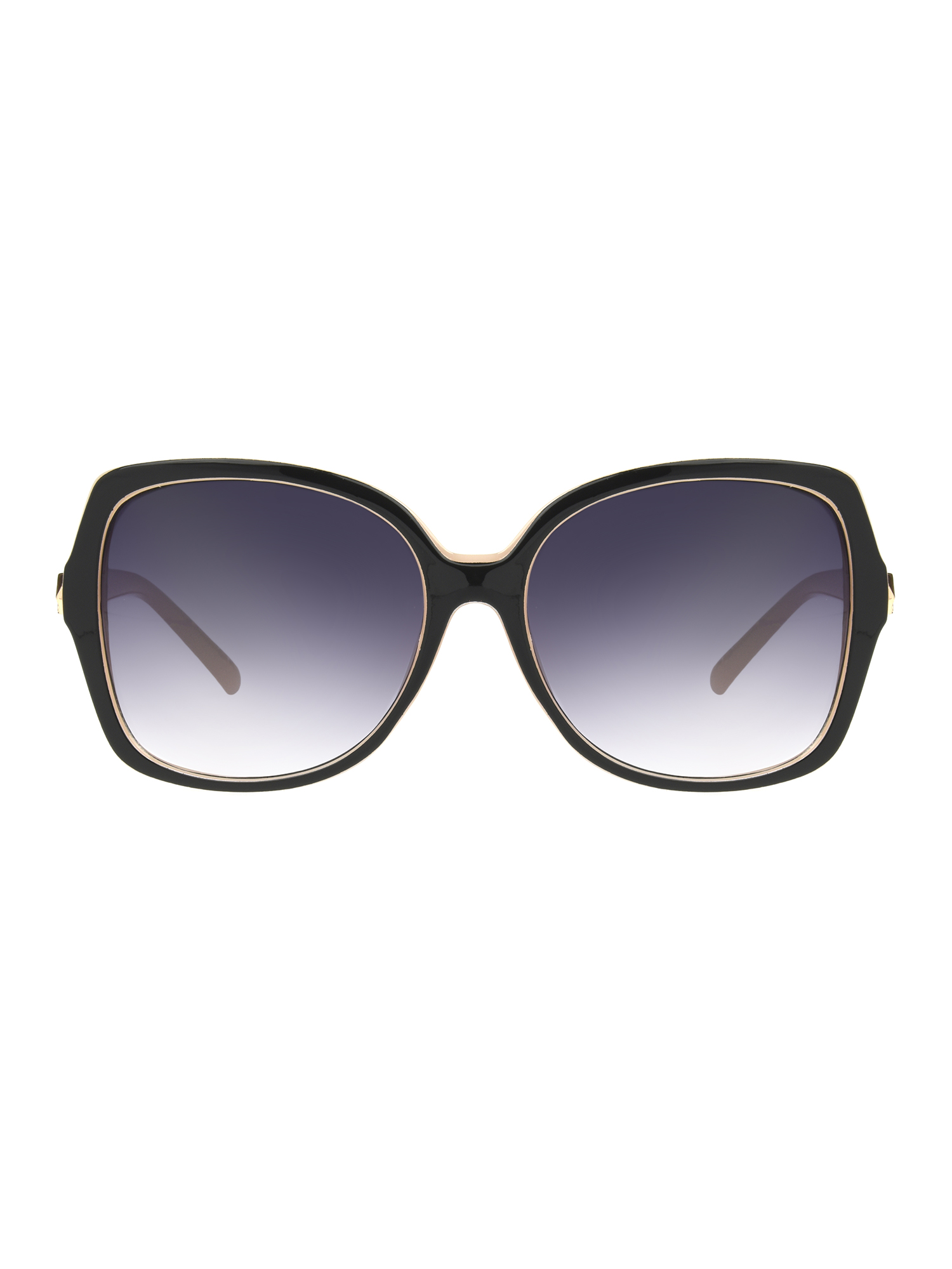 Foster Grant Women's Oversized Fashion Sunglasses Black