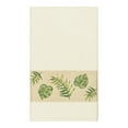 thumbnail image 2 of Authentic Hotel and Spa  Turkish Cotton Palm Fronds Embroidered Cream Bath Towel, 2 of 3