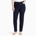 thumbnail image 1 of Pantalones Gloria Vanderbilt Amanda de tiro alto, corte cónico, lavado oscuro, 1 of 3