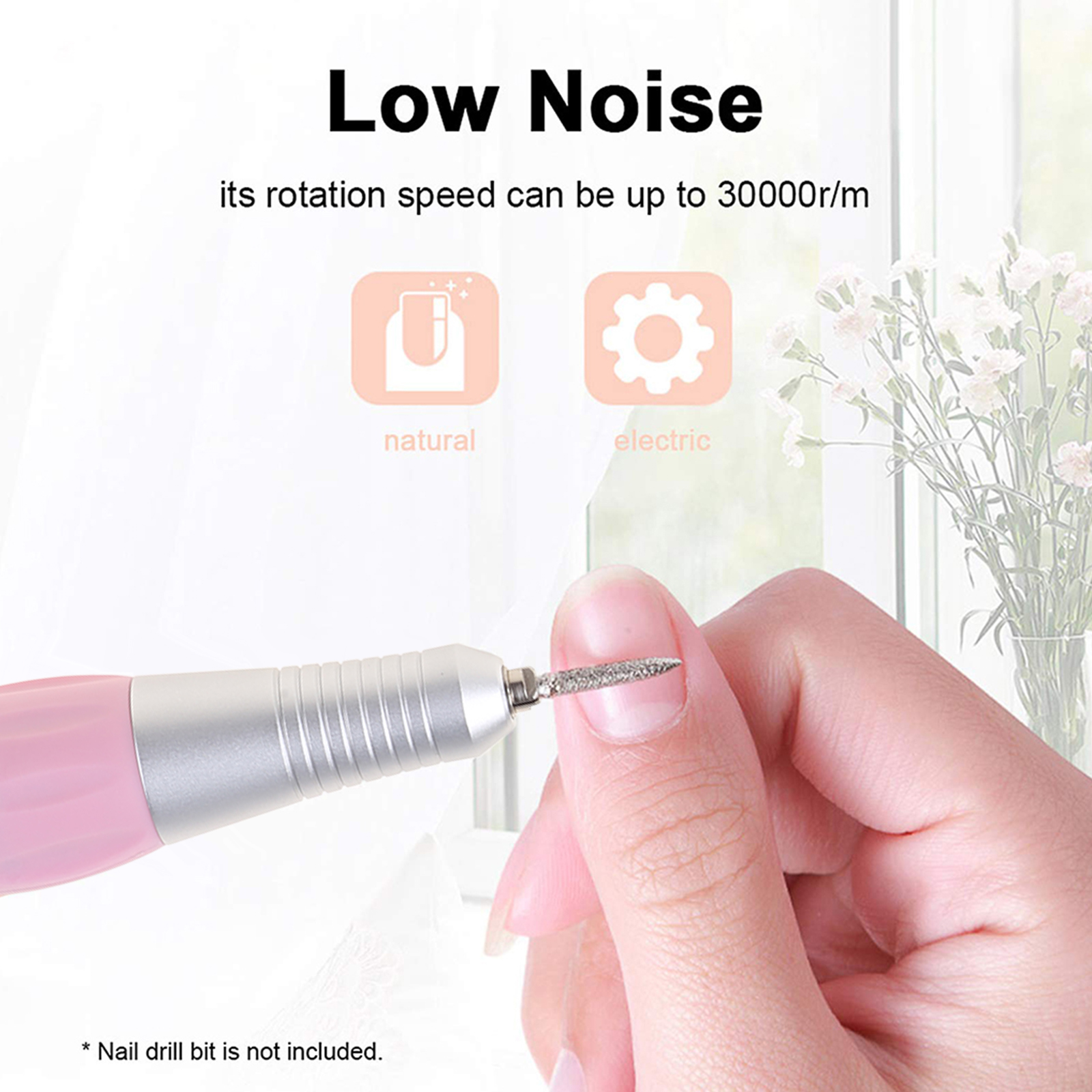 Mini Nail Drill Machine For Manicure Pedicure Professional Electric Electric Nail Manicure Tools Pedicure File Polisher