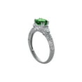 thumbnail image 3 of Star K� 7mm Round Simulated Emerald Ring, 3 of 9