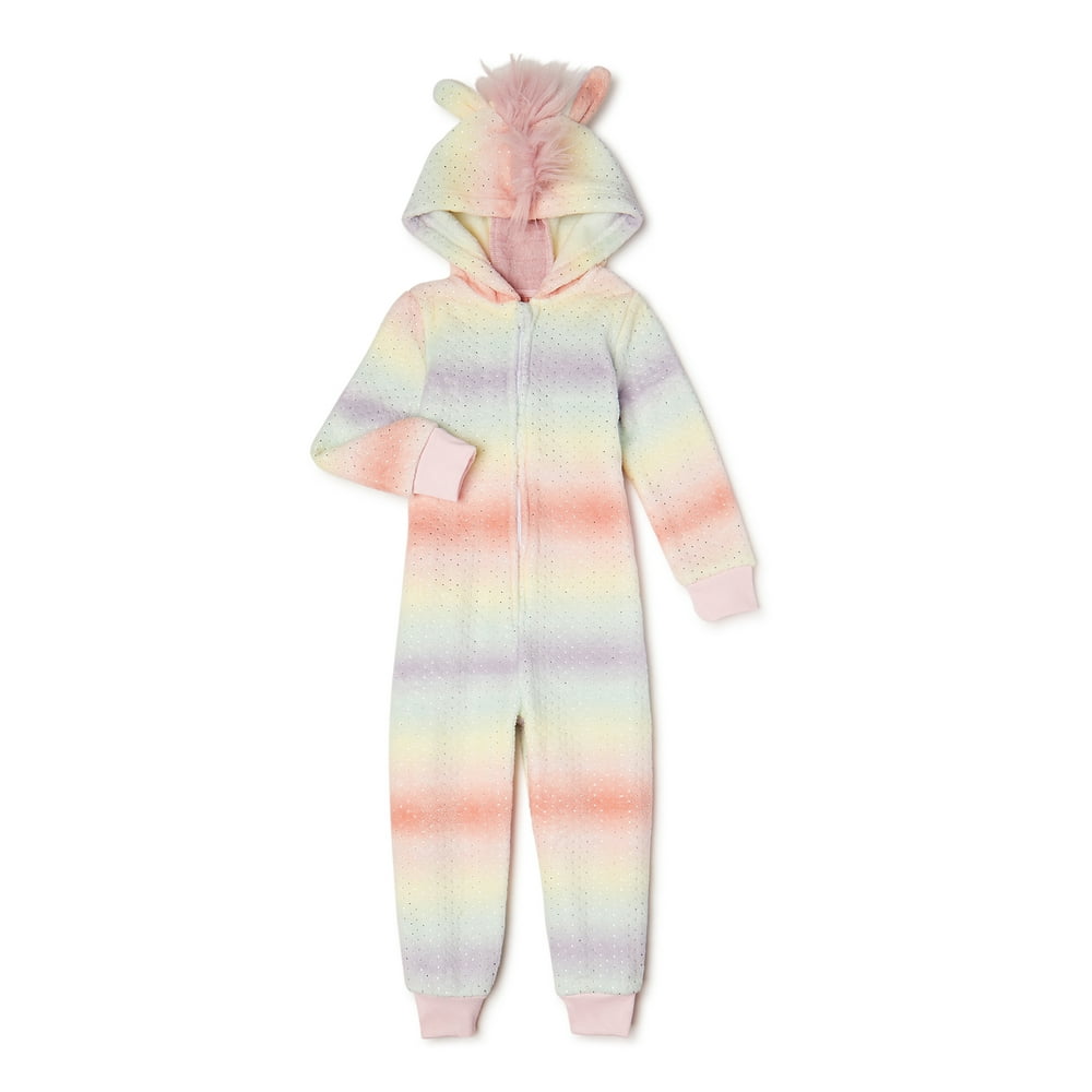 Young Hearts Sweet Dreams Girls Hooded Pajama Blanket Sleeper, Sizes 412