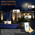 thumbnail image 6 of LED Flood Light Outdoor 800W Equivalent 8000LM Smart RGB Landscape Lighting with APP Control, DIY Scenes - Timing - Warm White 2700K - Color Changing Uplight, IP66 Waterproof US Plug (2Pack), 6 of 6