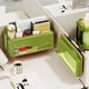 thumbnail image 1 of Caja de almacenamiento de pared | Organizador plegable con ventana transparente | Instalación sin taladros para oficina, cocina y sala de estar | Diseño plegable que ahorra espacio, 1 of 6