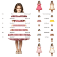 thumbnail image 4 of EnJoCho Girls Sequin Dress Puff Short Sleeve 3D Rose Waist Tulle Formal Gown For Little Girls Toddler Wedding Birthday Party Holiday Princess Dress, 4 of 5