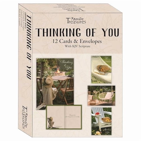 Family Treasures Wholesale 479703 Boxed Card for Thinking of You - Summer Days - Box of 12